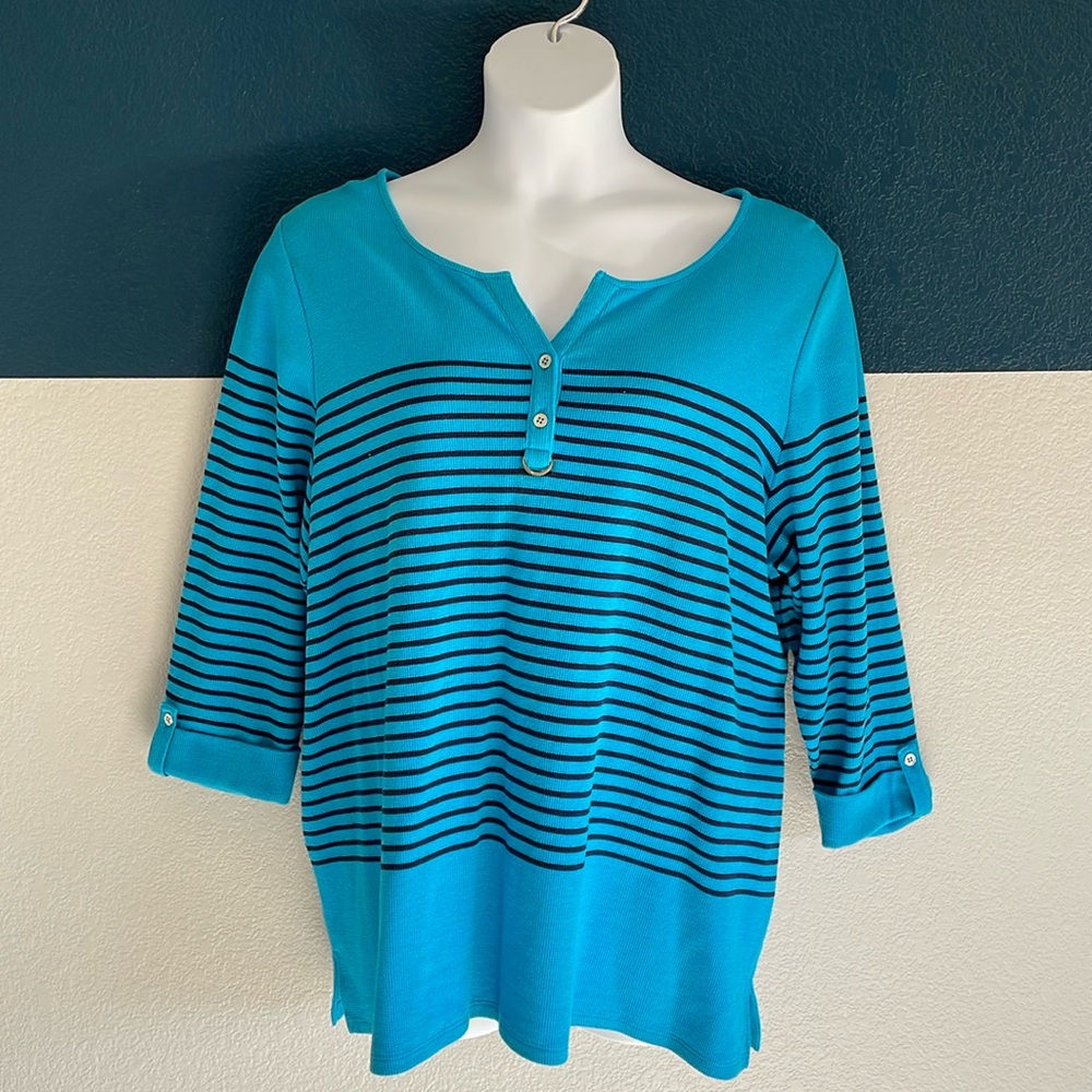 Allison Daley Striped Shirt